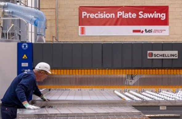 TCI Precision Metals Expands Sawing Services for Flexible Material Processing